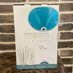 NANOSTEAMER 3in1 multi-function ionic facial steamer exact temperature control.